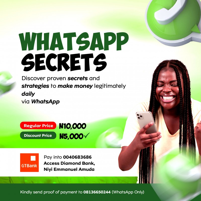 CASH OUT WITH WHATSAPP