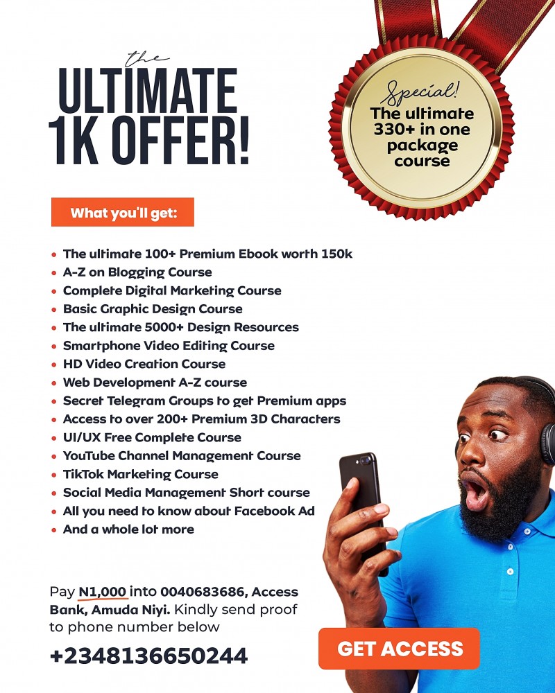 THE ULTIMATE 1K OFFER!