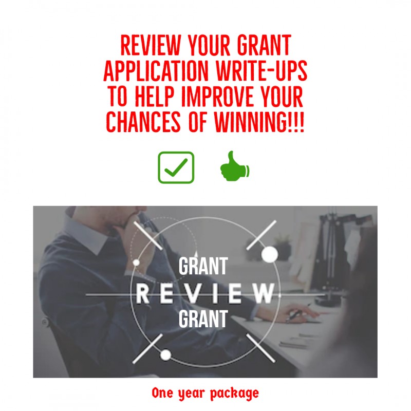 Grant Application Write-ups Reviews + Grant Opening Alerts