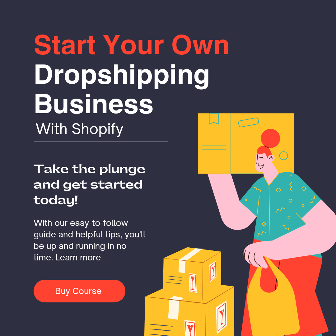 Create Yourself a Shopify Dropshipping Store, Quick & Easy