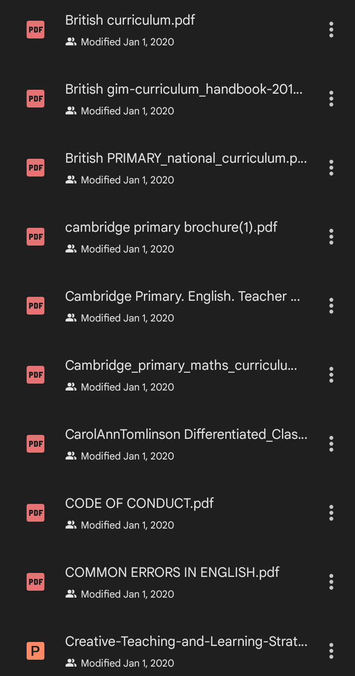 Exploring Education: Montessori and British Curriculum Guides, Cambridge Primary, Teacher Resources, and More