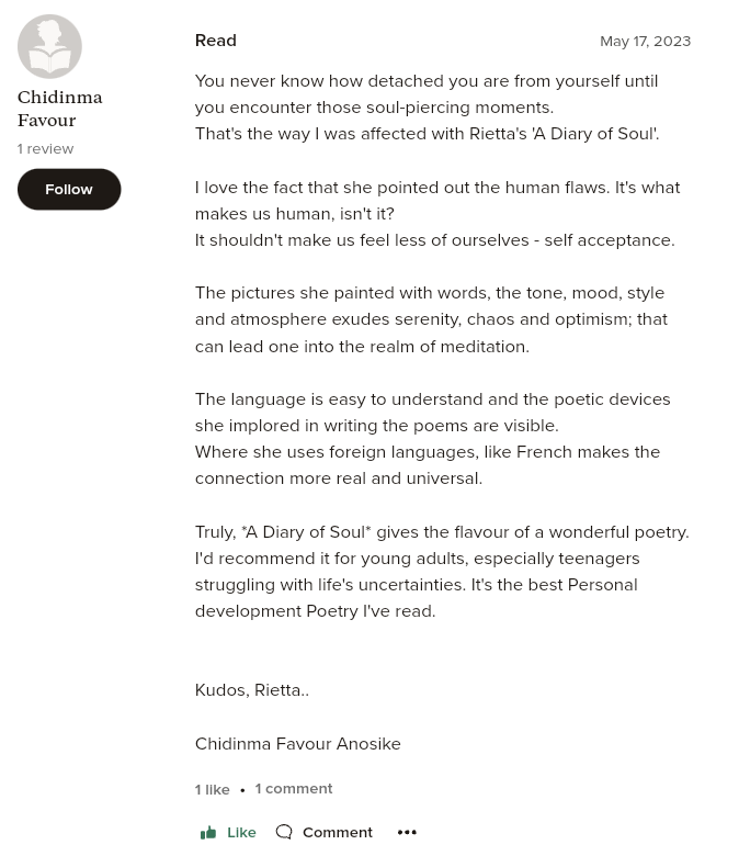Customer review 2