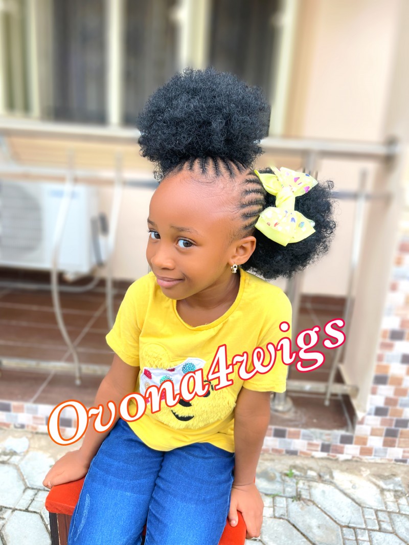 Afro bun