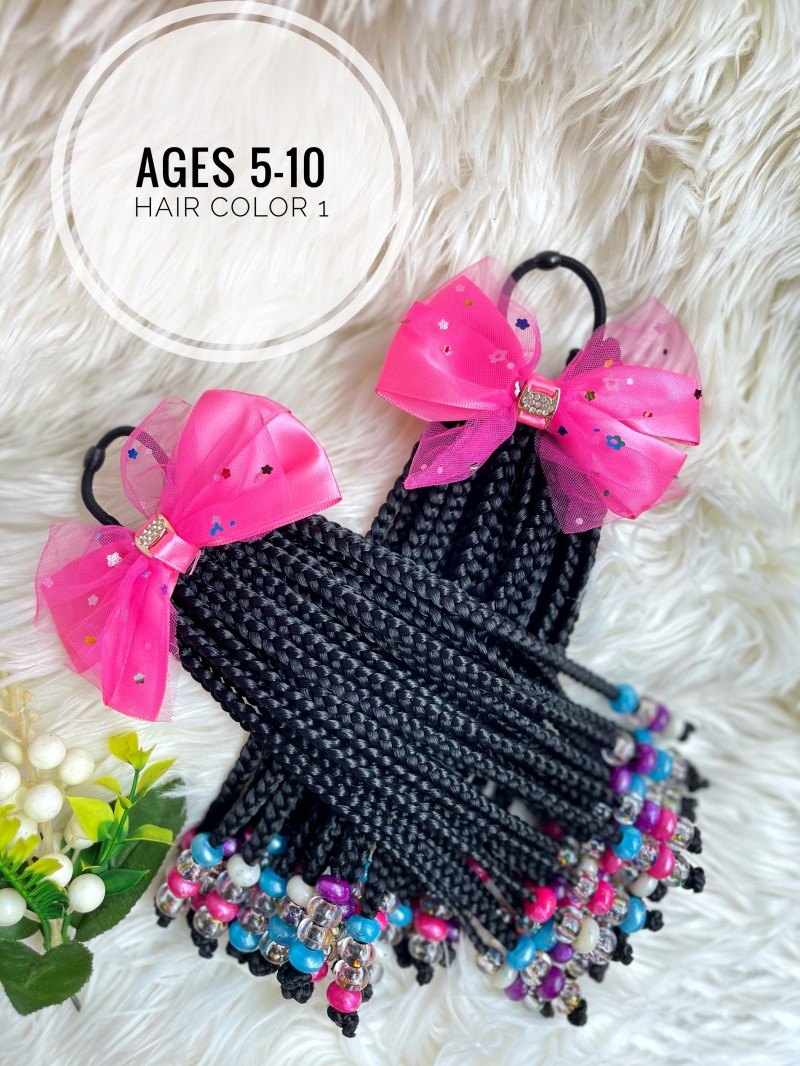 Kids ponytails