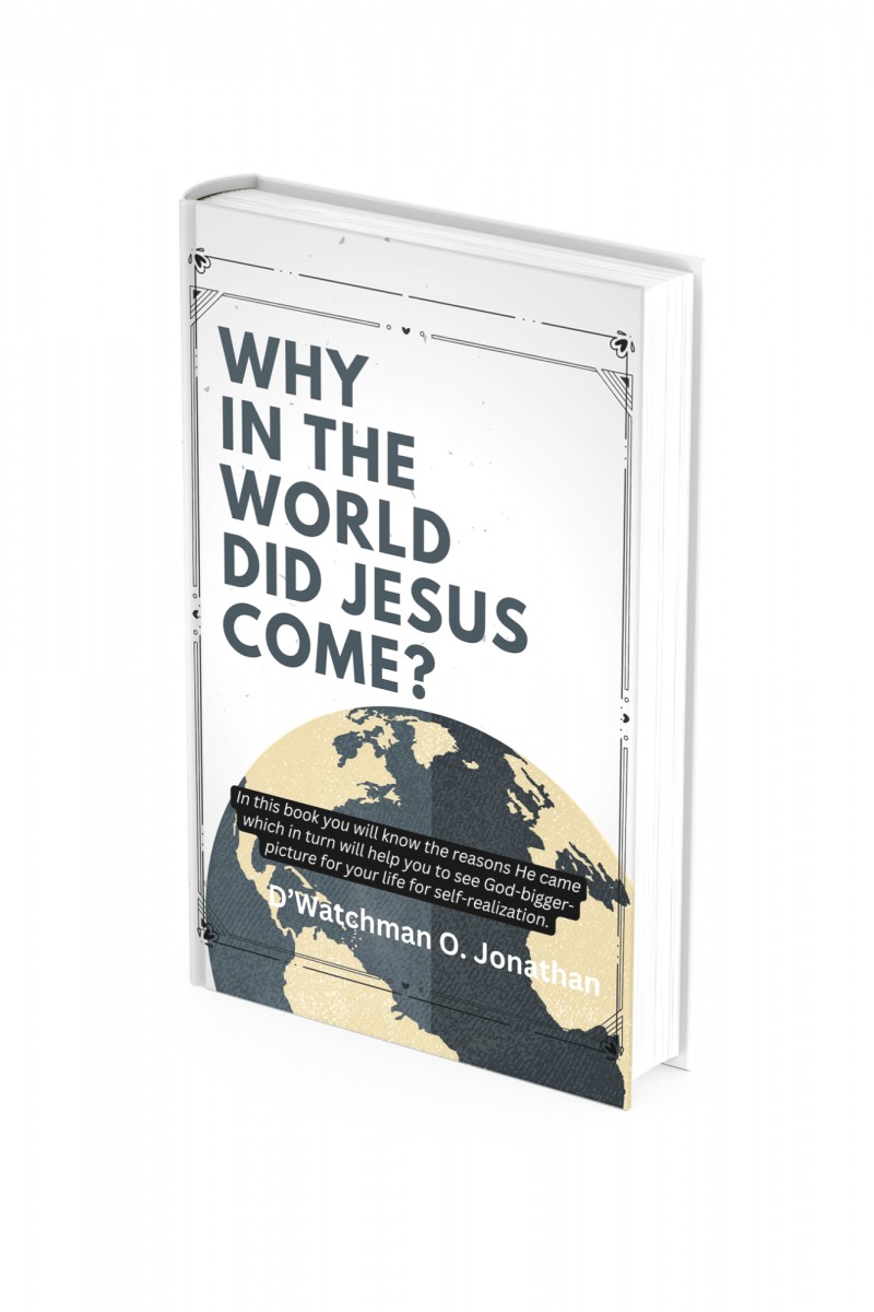WHY IN THE WORLD DID JESUS COME? : In this book you will know the reasons He came which in turn will help you to see God-bigger-picture for your life for self-realization.
