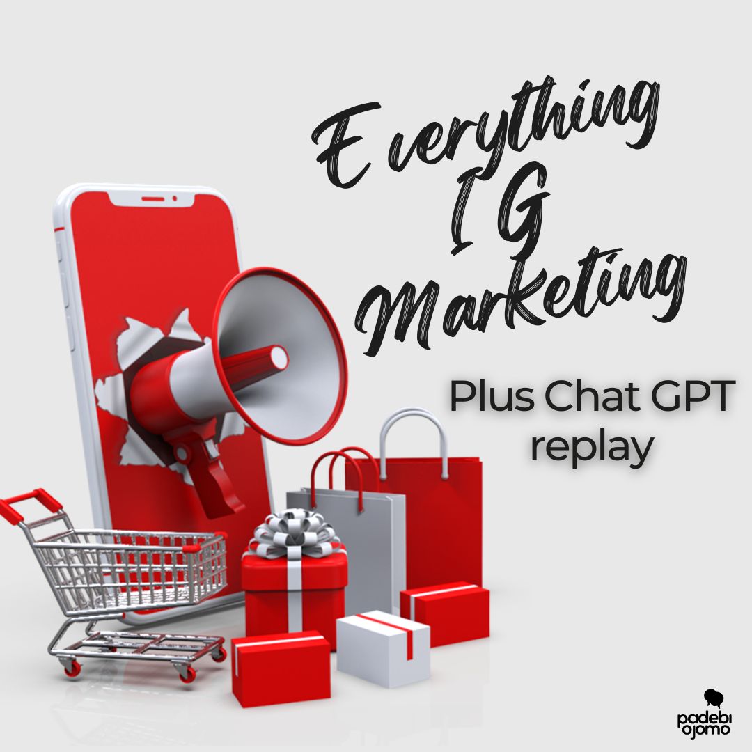 All things Instagram Marketing plus Chat GPT workshop