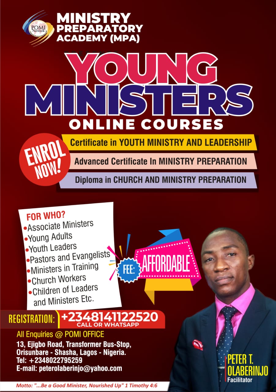 ADVANCED CERTIFICATE IN MINISTRY PREPARATION - 8 Weeks Course