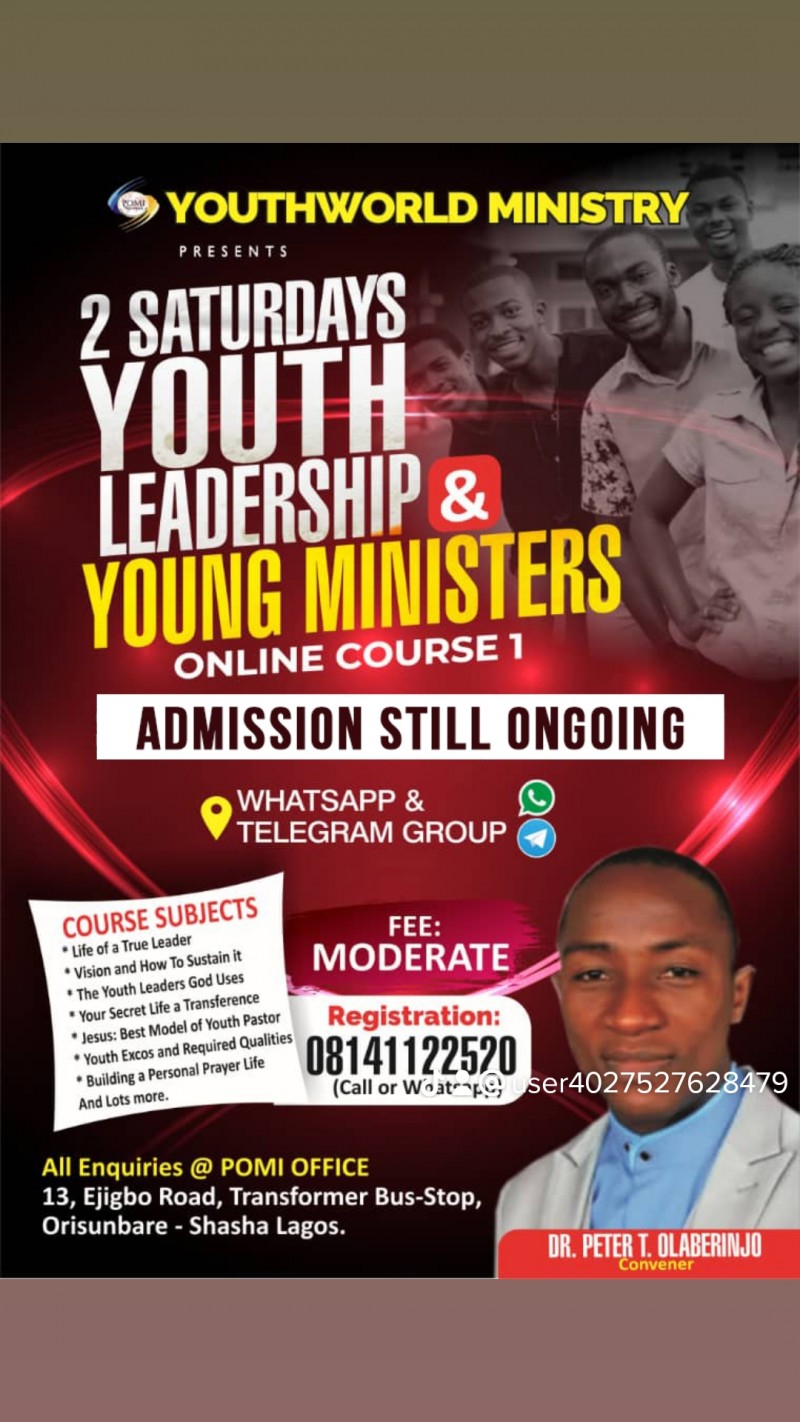 Buy Module 1 Of CERTIFICATE IN YOUTH MINISTRY AND LEADERSHIP 2 Weeks buy-module-1-of-certificate-in-youth-ministry-and-leadership-2-weeks
