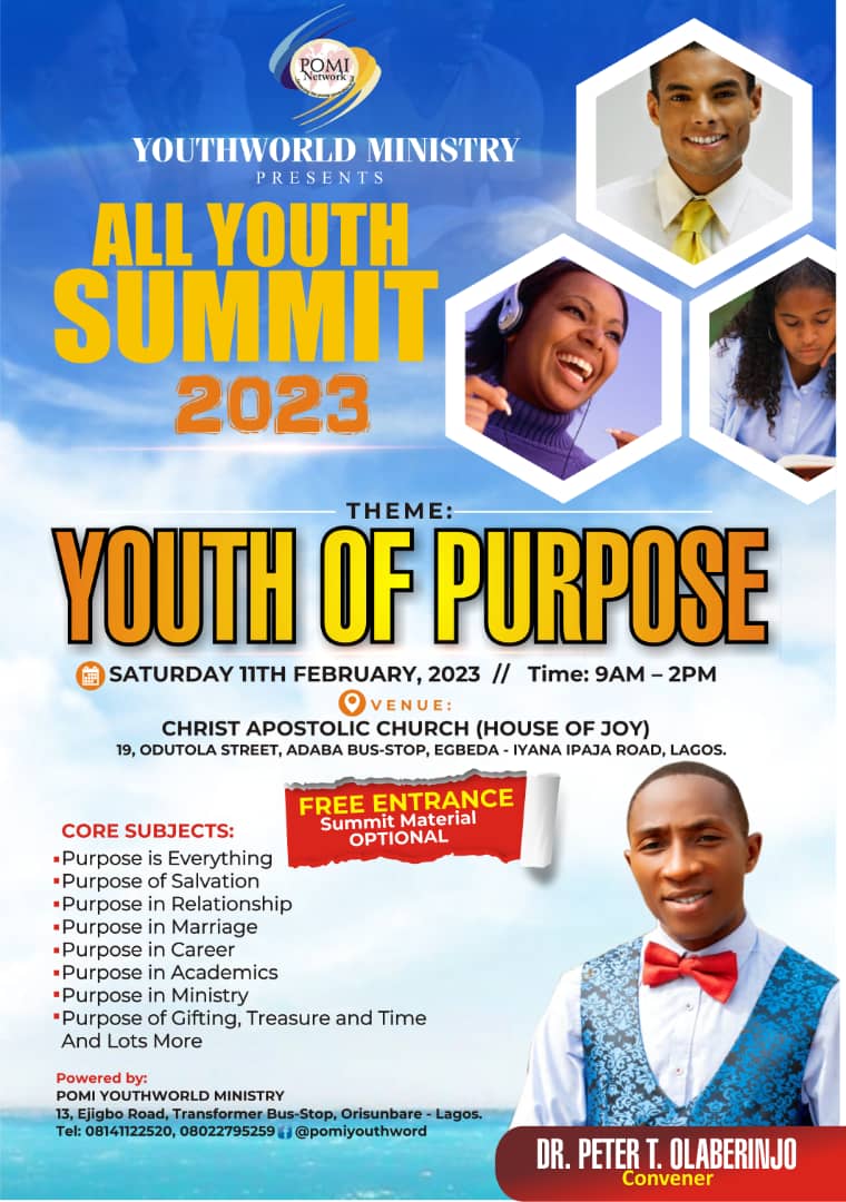YOUTH OF PURPOSE (MP3 + MATERIAL)