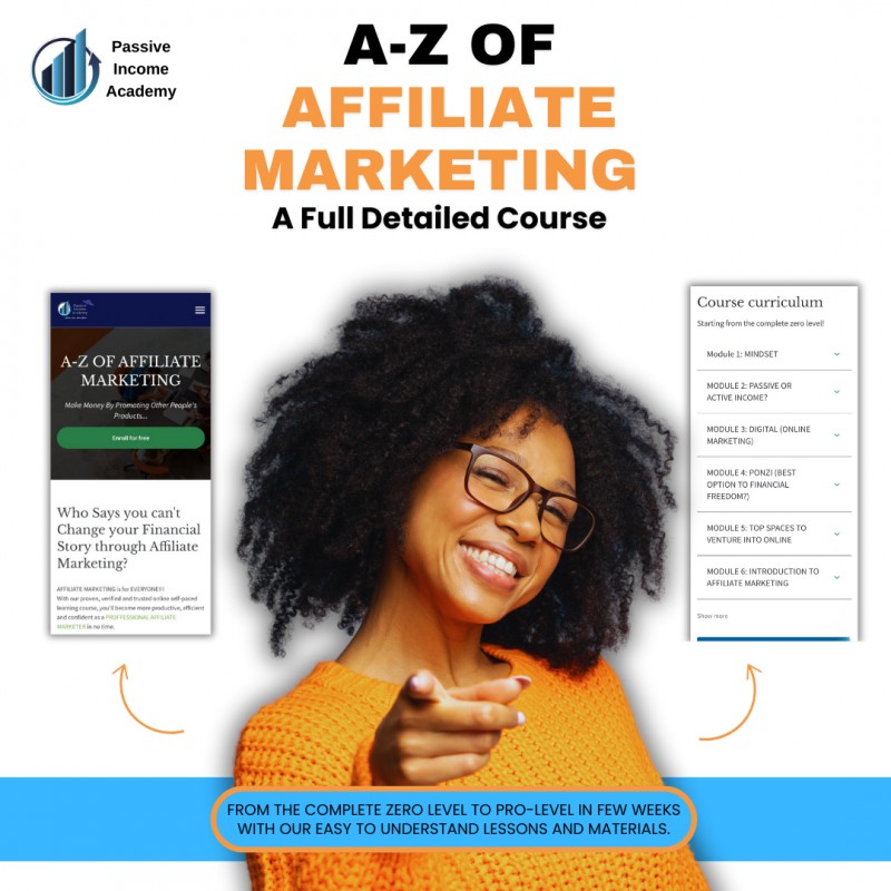 Buy A-Z OF AFFILIATE MARKETING by Passive Income Academy on Selar