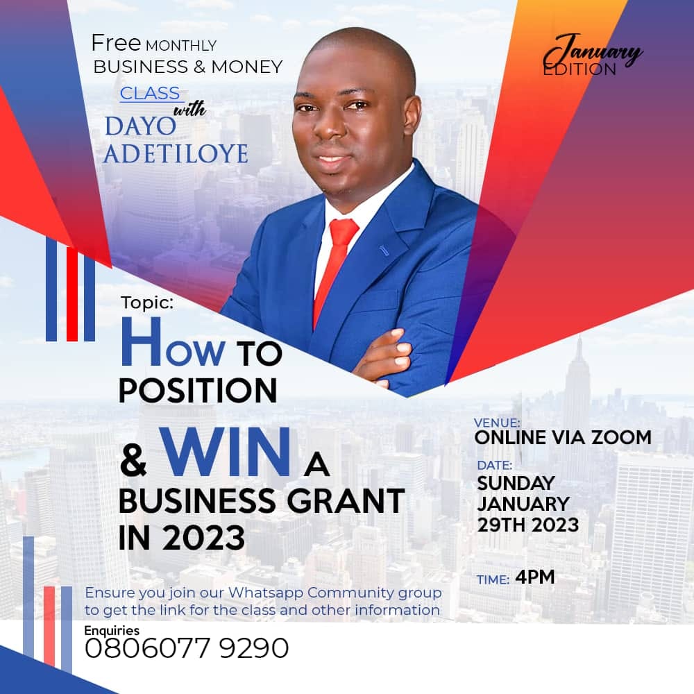Replay: How to Position and Win Business Grant in 2023 [Slide+Video]