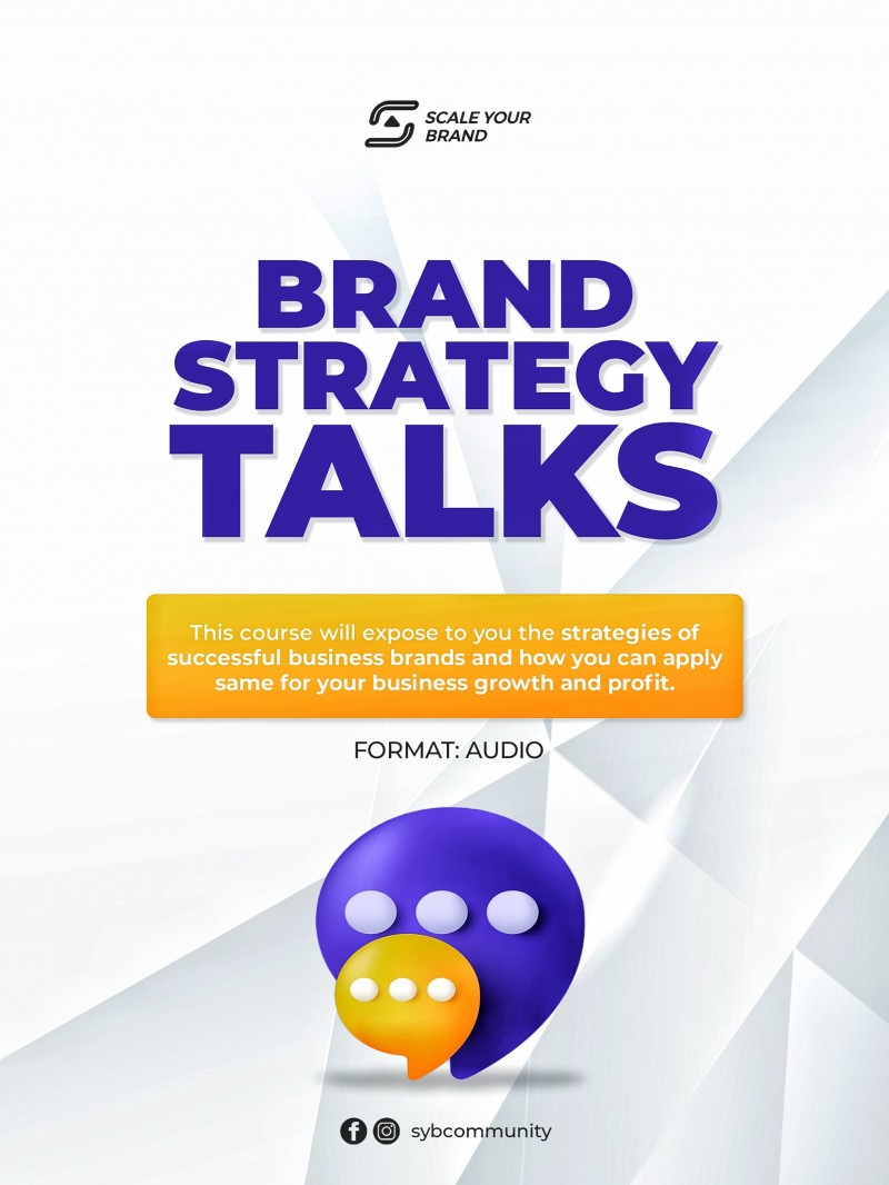 Brand Strategy Talks and Sessions