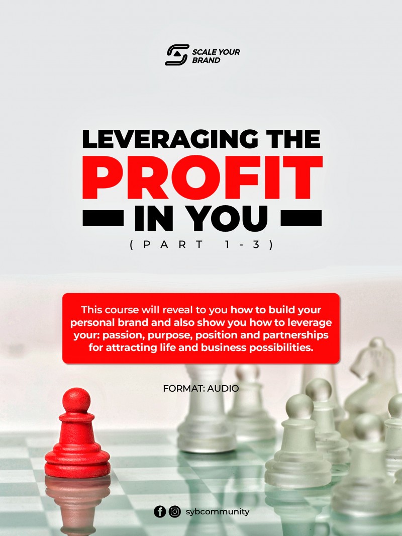 Leveraging the Profit in YOU