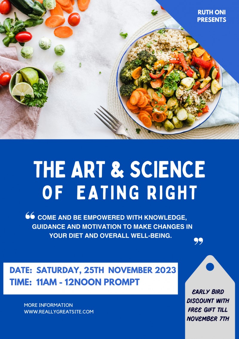 THE ART AND SCIENCE OF EATING RIGHT WEBINAR