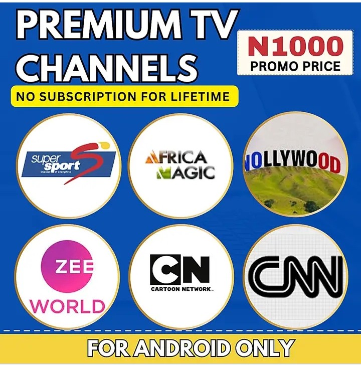 Premium TV Channels for Android