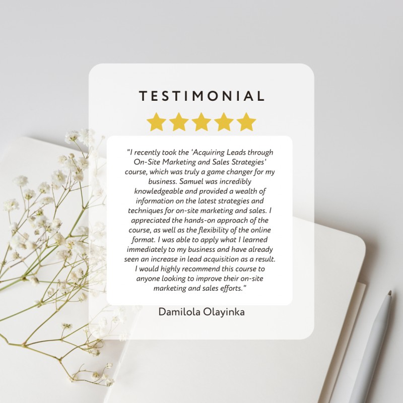 Customer review 1