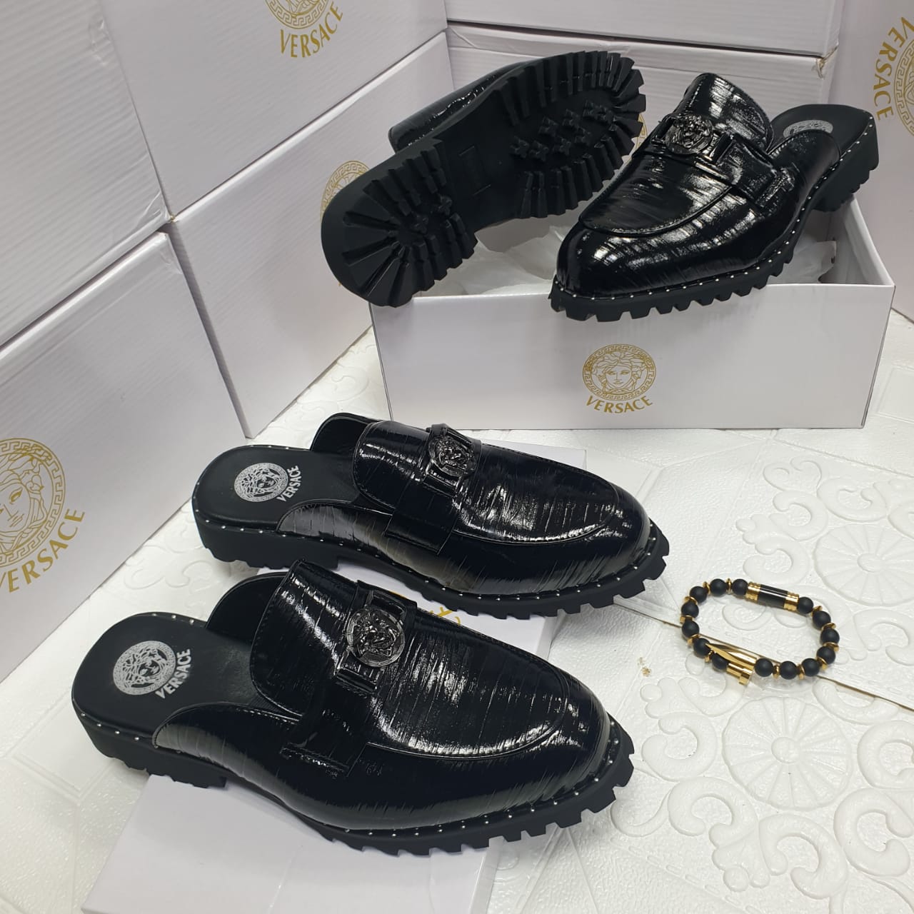 Buy Versace Classic Men's Half Shoe by SellXpress on Selar Buy Versace Classic Men's Half Shoe by SellXpress on Selar