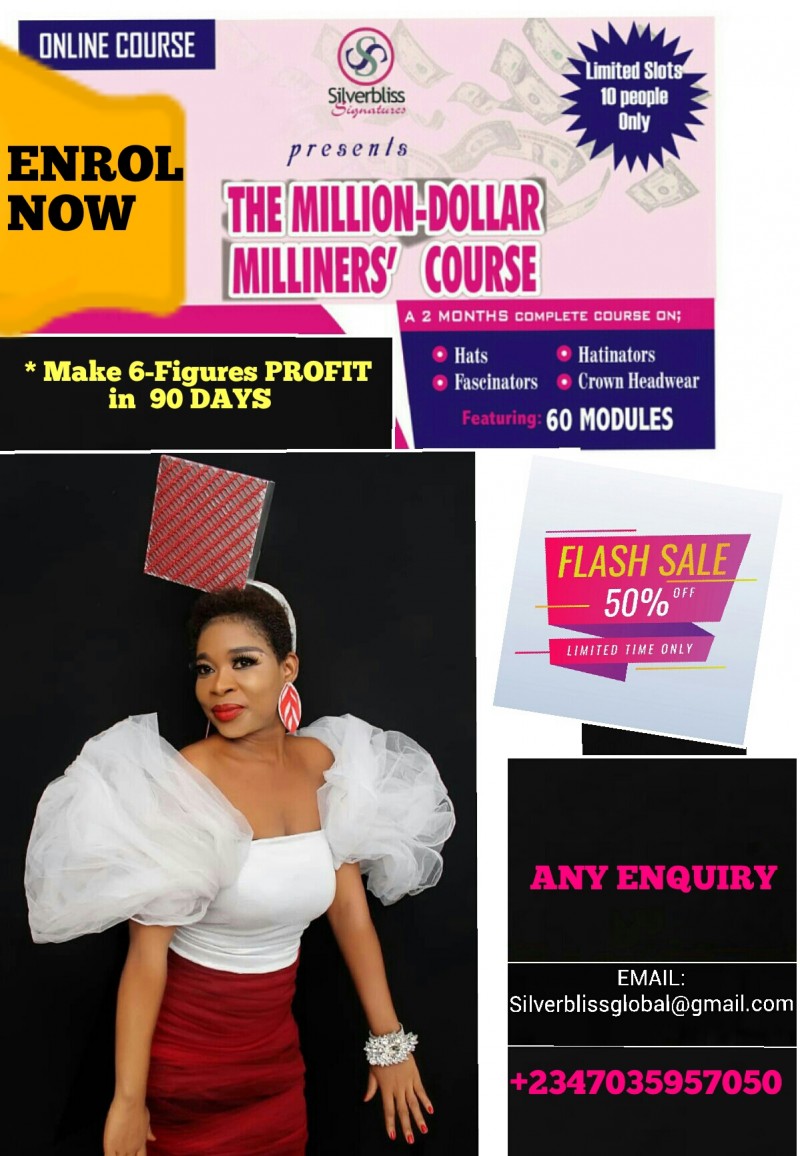 MILLION -DOLLAR MILLINERS' COURSE