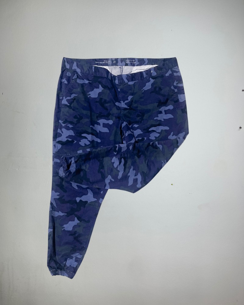 Blue camo pants