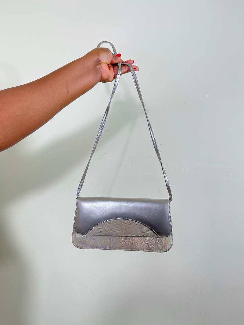 Gray side bag