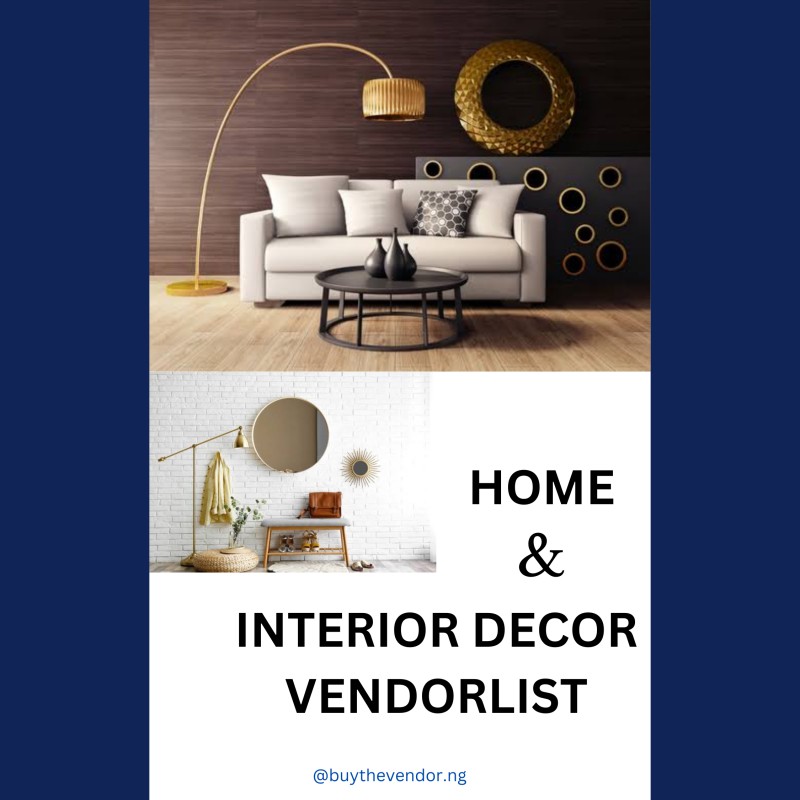 Home & Interior Decor Suppliers