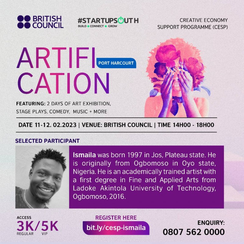 Artification with Ismaila Adegboyega