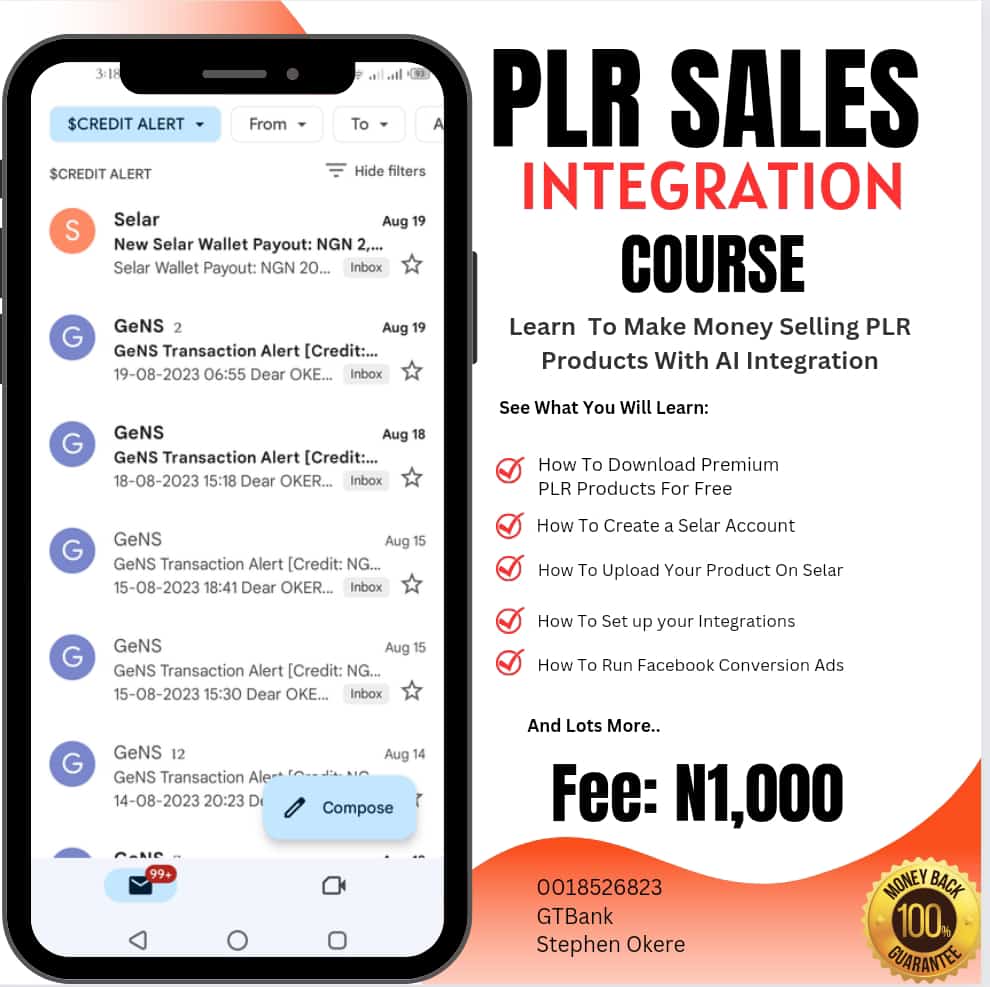 PLR SALES INTEGRATION MASTERCLASS