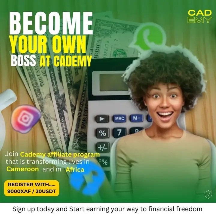 Subscribe CADEMY AFFILIATE PROGRAM By Tchinda Blessing On Selar