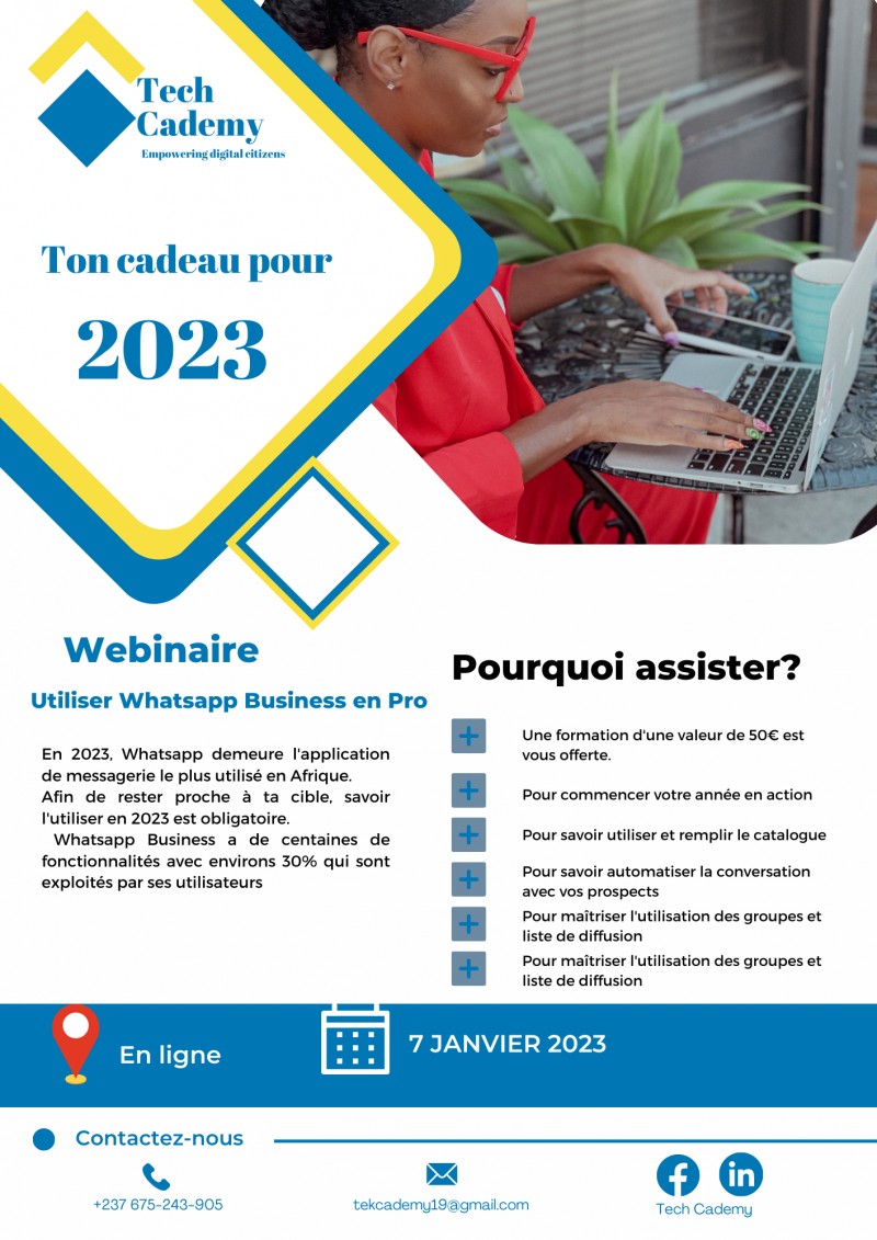 Utilisation de Whatsapp Business en Pro