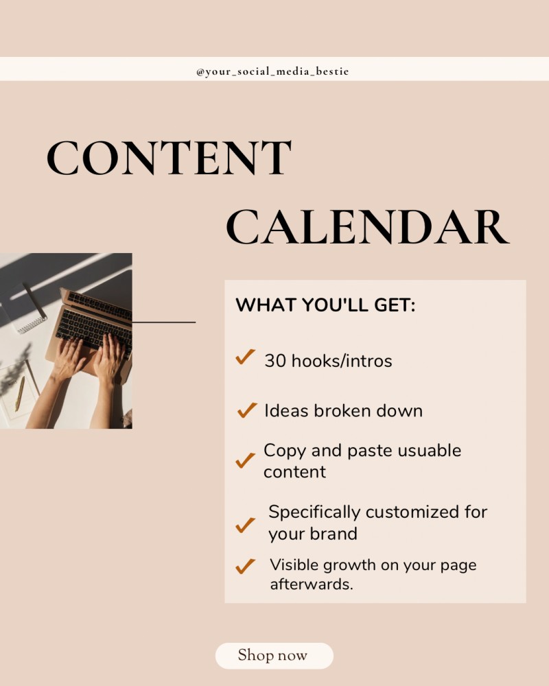 CONTENT CALENDAR