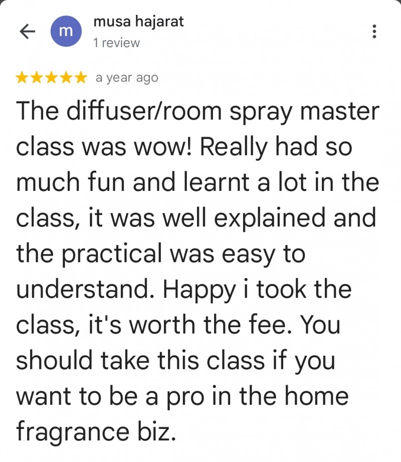 Customer review 1