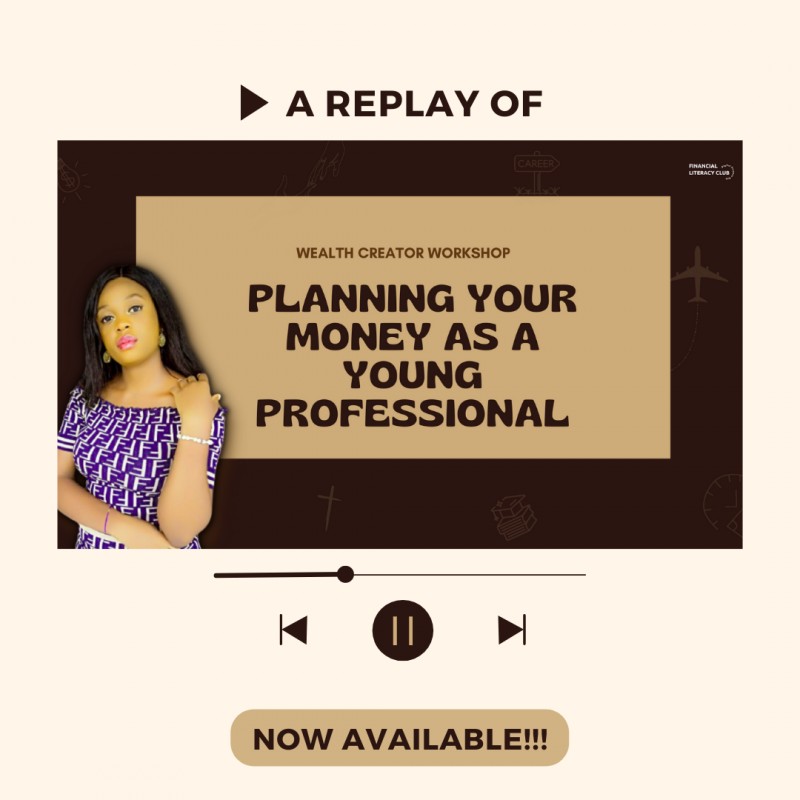 Replay: Planning your money as a Young Professional