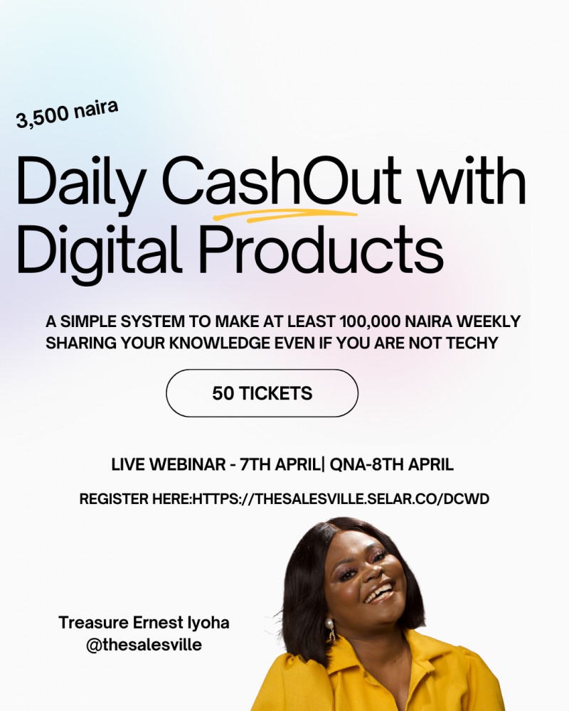DAILY CASHOUT WITH DIGITAL PRODUCTS