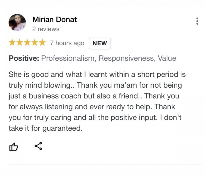 Customer review 5