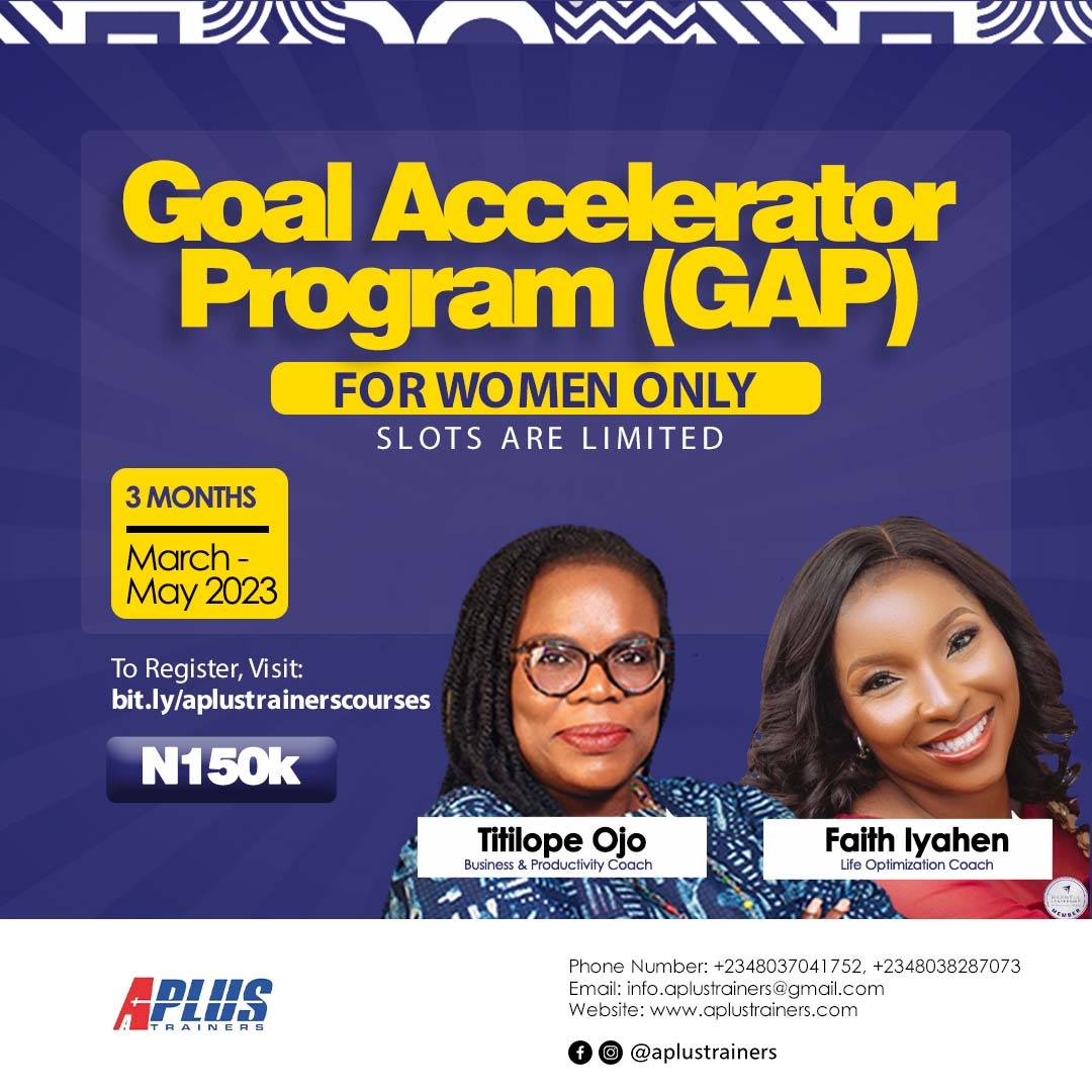 Buy Goal Accelerator Programme for Women by Titi Ojo on Selar
