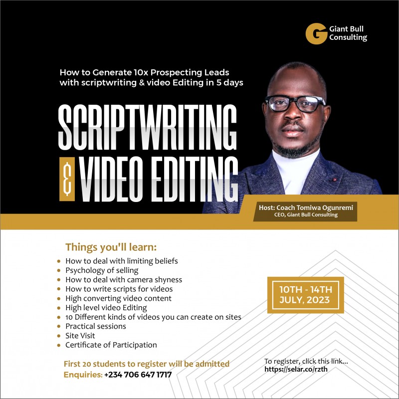 Scriptwriting and Video Editing Executive Class for Realtors!