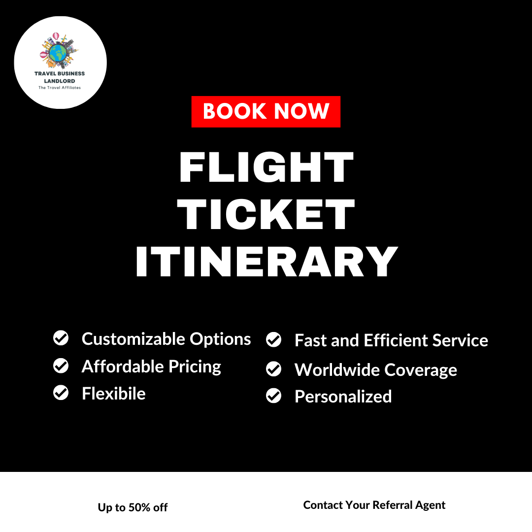 Monthly Flight Ticket Itinerary