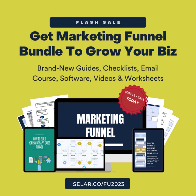 Buy MARKETING FUNNEL BUNDLE 2024 by Trybely Creative Store on Selar