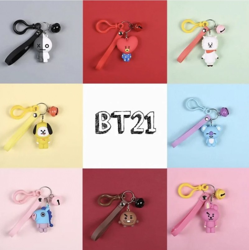 Buy BT21 Silicone Keychain Collectable - Tsuvishop Kpop Nigeria by ...