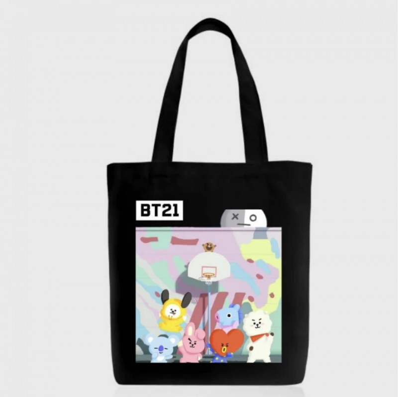 BTS BT21 Totebag - Tsuvishop Kpop Nigeria