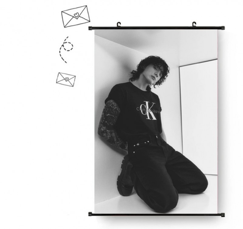 BTS Jungkook Calvin Klein Hanging Poster - Tsuvishop Kpop Nigeria