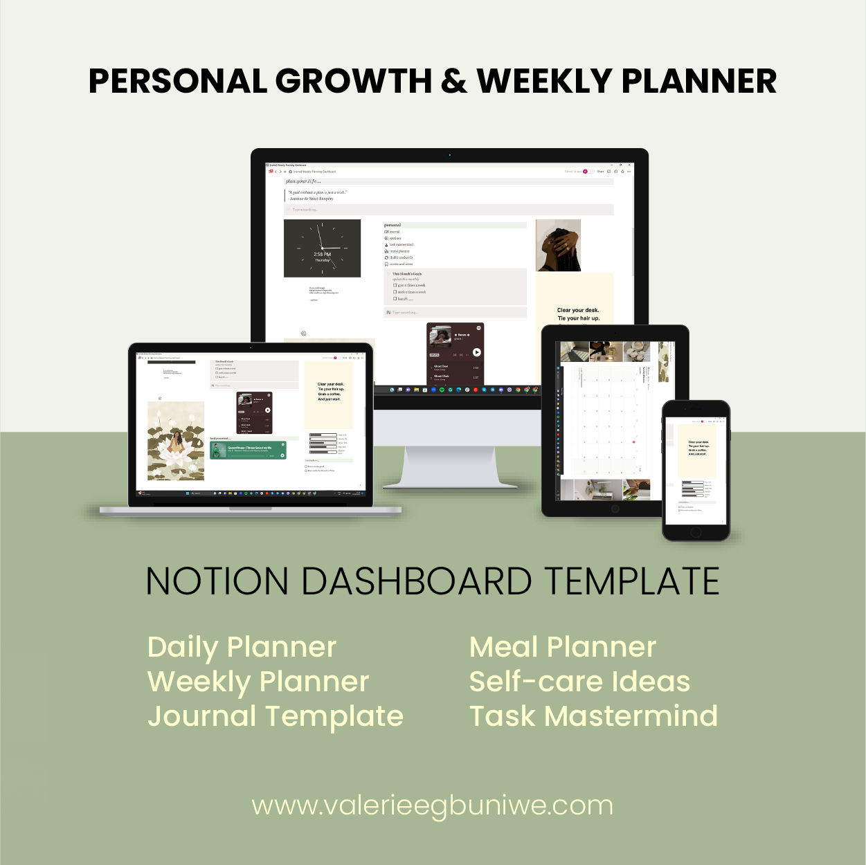 Weekly Planner - Notion Template