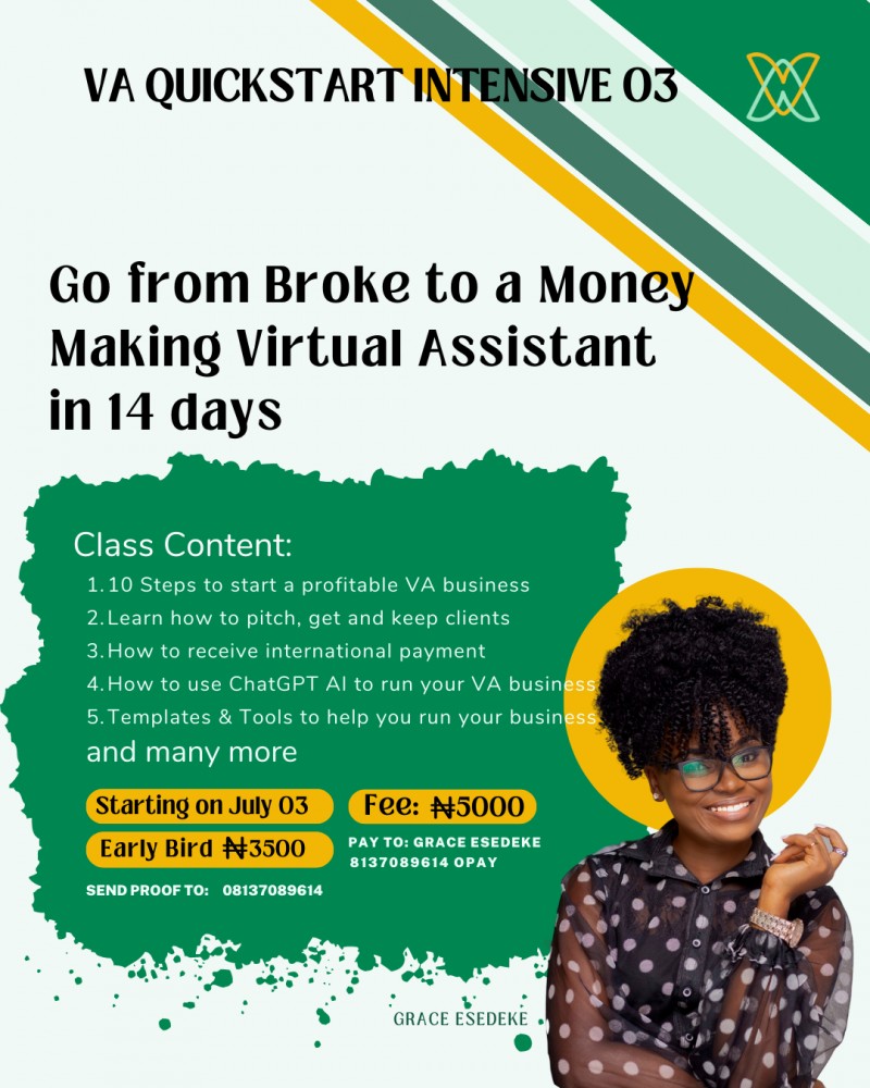 Buy Virtual Assistant Quickstart Intensive Class 03 by Virtual ...