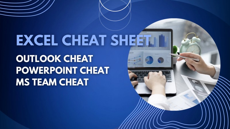 Excel cheat sheet with freebies