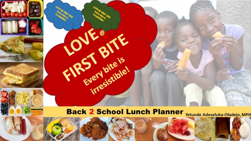 Love @ First Bite Back-2-School Lunch Planner