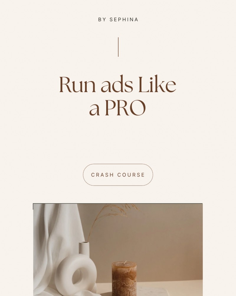 RUN ADS LIKE A PRO
