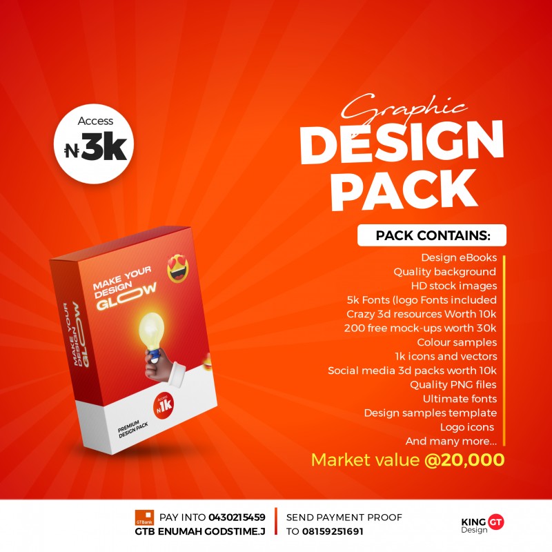 Buy Graphic design pack by on Selar.co