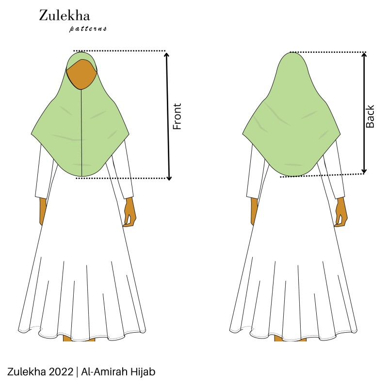 Al-Amira One-Piece -Instant Hijab Pattern
