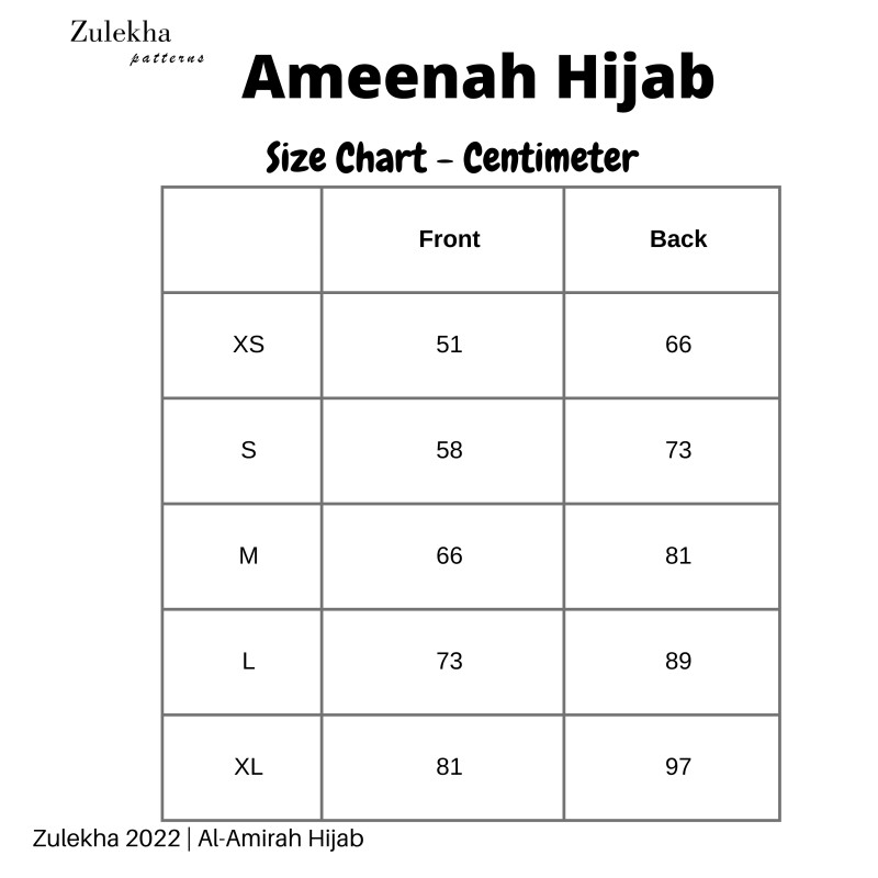 Ameenah Instant Hijab Pattern
