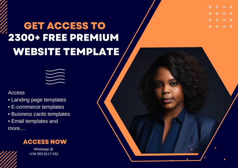 ACCESS 2300+ FREE WEBSITE TEMPLATE